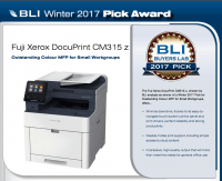 BLI Buyers Lab 2017 Pick